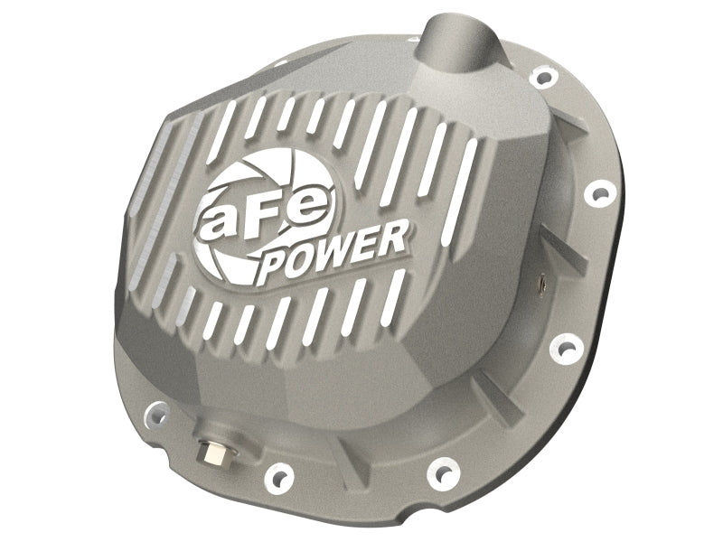 aFe 90-14 Ford F-150 Rear Differential Cover - Raw w/ Machined Fins - Graveyard Performance