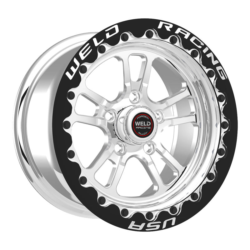 Weld S70 RT-S 17x11in / 5x115 BP / 6.2in. BS - Polished Center - Polished Shell Wheel - Graveyard Performance