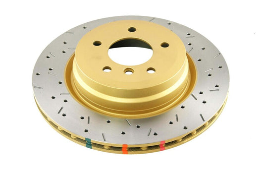 DBA 06+ BMW 335d/335i E90/91/92 Rear Drilled & Slotted 4000 Series Rotor - Graveyard Performance
