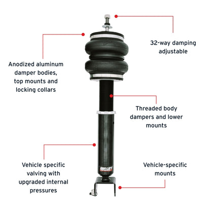 Air Lift Performance 14-24 Infiniti Q50 Air Suspension Rear Kit - Graveyard Performance