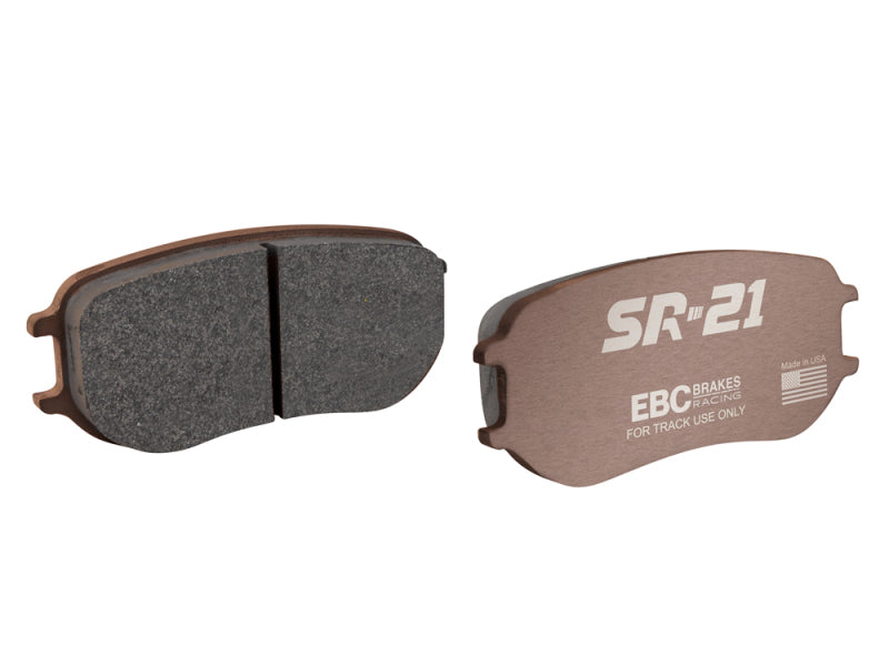 EBC Racing 11-12 BMW 1M Coupe (E82) 3.0TT SR-21 Sintered Race Front Brake Pads - Graveyard Performance