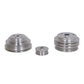 BBK 85-97 GM Truck 305 350 Underdrive Pulley Kit - Lightweight CNC Billet Aluminum (3pc)