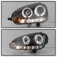 Spyder Volkswagen GTI 06-09/Jetta 06-09 Halogen Model Only - LED Halo DRL Black PRO-YD-VG06-HL-BK