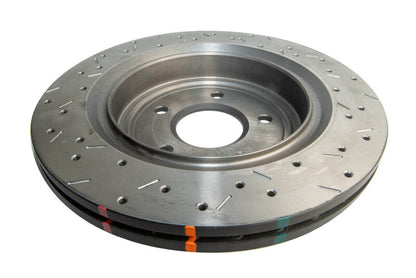 DBA 2009 Chevrolet Corvette ZR1 4000 Series Drilled and Slotted Rear Rotor - Graveyard Performance