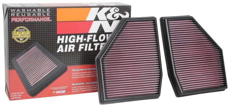 K&N 18-19 BMW M5 V8 4.4L F/I Turbo Replacement Air Filter (Two Per Box) - Graveyard Performance