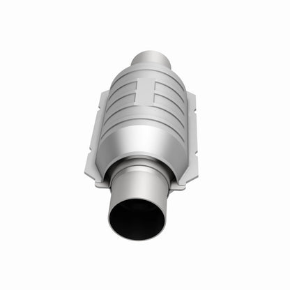 MagnaFlow Conv Univ 3in Inlet/Outlet Center/Center Round 9in Body L x 5.125in W x 13in Overall L - Graveyard Performance