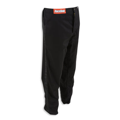 RaceQuip Black SFI-1 1-L Pants Large - Graveyard Performance