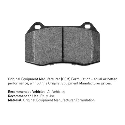 R1 19-26 Chevrolet Corvette Front Optimum OE Brake Pads