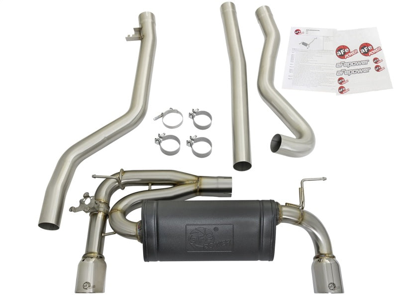 afe POWER MACH Force-Xp 16-17 BMW 340i/340ix/ 3.0L 304 SS Cat-Back Exhaust System - Graveyard Performance