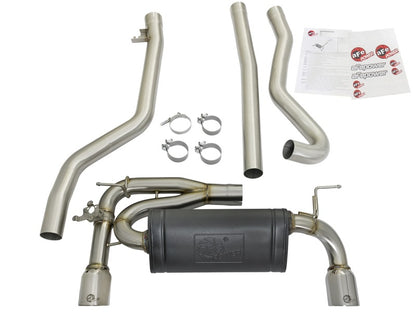 afe POWER MACH Force-Xp 16-17 BMW 340i/340ix/ 3.0L 304 SS Cat-Back Exhaust System - Graveyard Performance