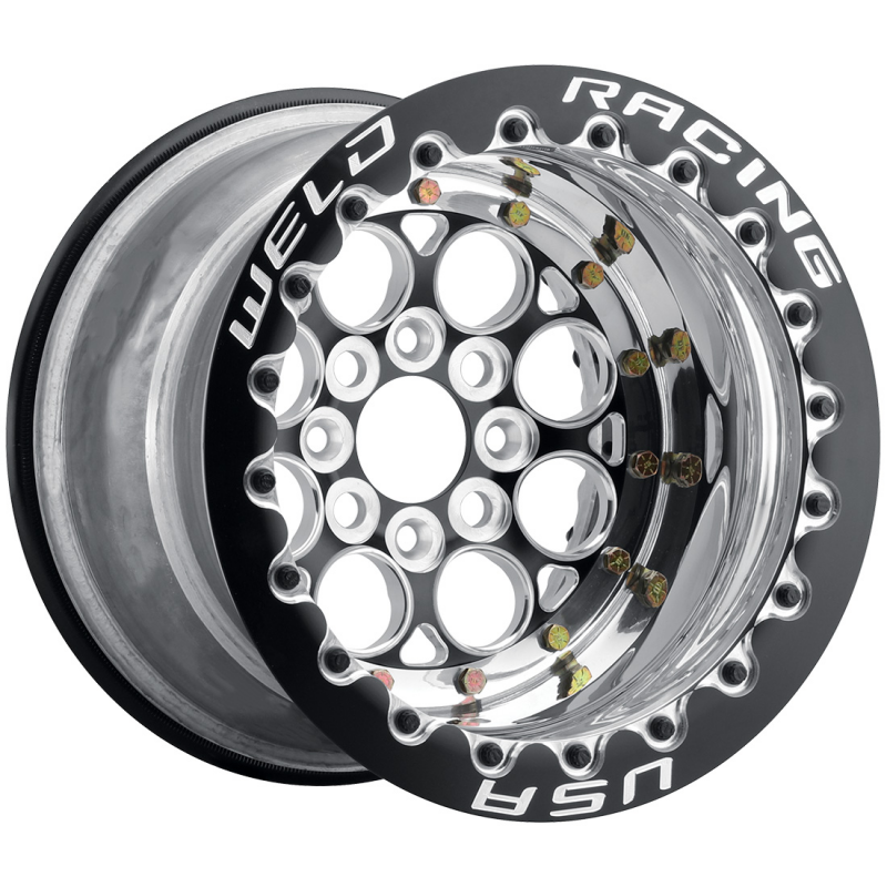 Weld Magnum Import 13x11 / 4x100mm BP / 4.25in. BS Black Wheel - Double Beadlock - Graveyard Performance
