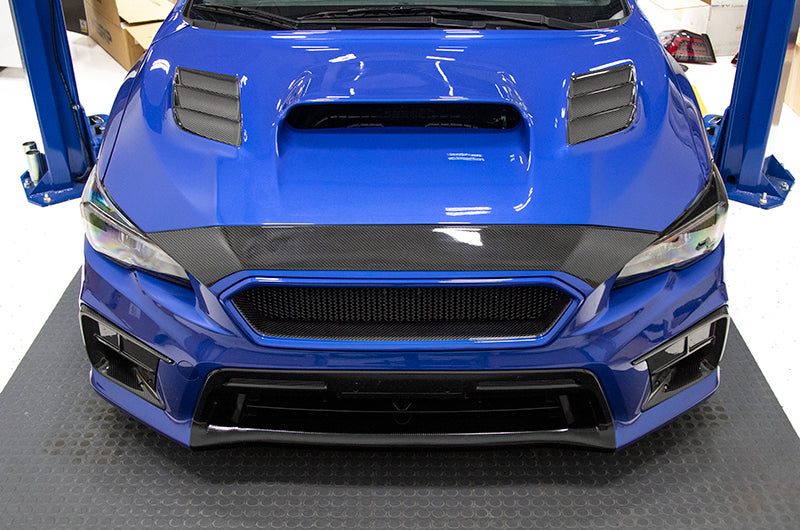 OLM Carbon Fiber Upper Front Bumper Cover - 2015-2021 Subaru WRX / STI - Graveyard Performance