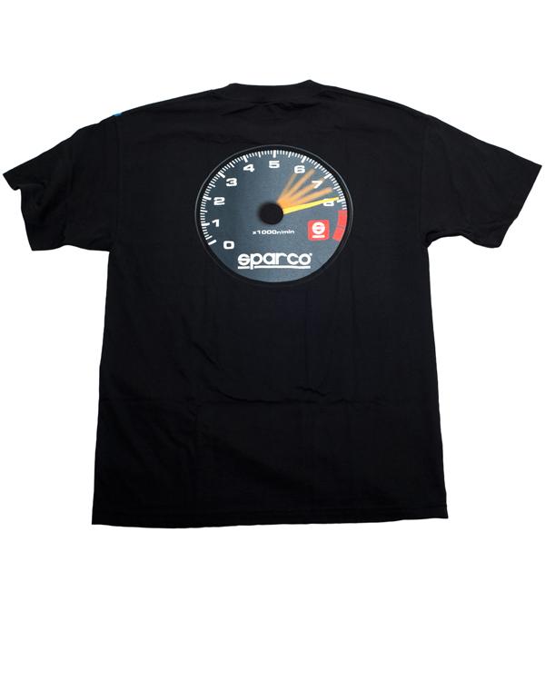Sparco T-Shirt Tach Blk Xxlrg - Graveyard Performance