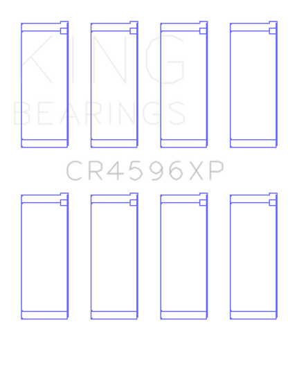 King Engine Bearings BMW S14B20/S14B23/S14B25 (Size .026) Connecting Rod Bearings (Set of 4) - Graveyard Performance
