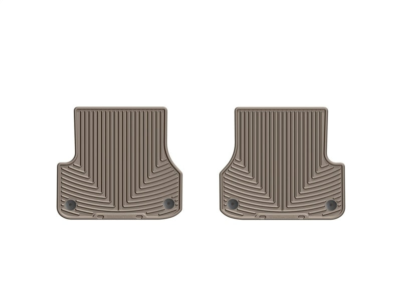 WeatherTech 12+ Audi A6/S6 Rear Rubber Mats - Tan - Graveyard Performance