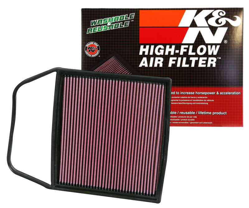 K&N 06-09 BMW 135/335/535 Drop In Air Filter - Graveyard Performance