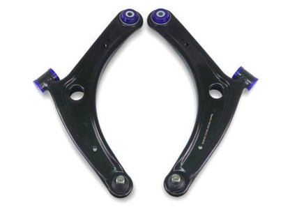SuperPro 2008 Mitsubishi Lancer GTS Front Lower Control Arm Set w/ Bushings - Graveyard Performance