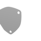 QTP 3.5in Bolt-On QTEC 3 Bolt Cover Plate