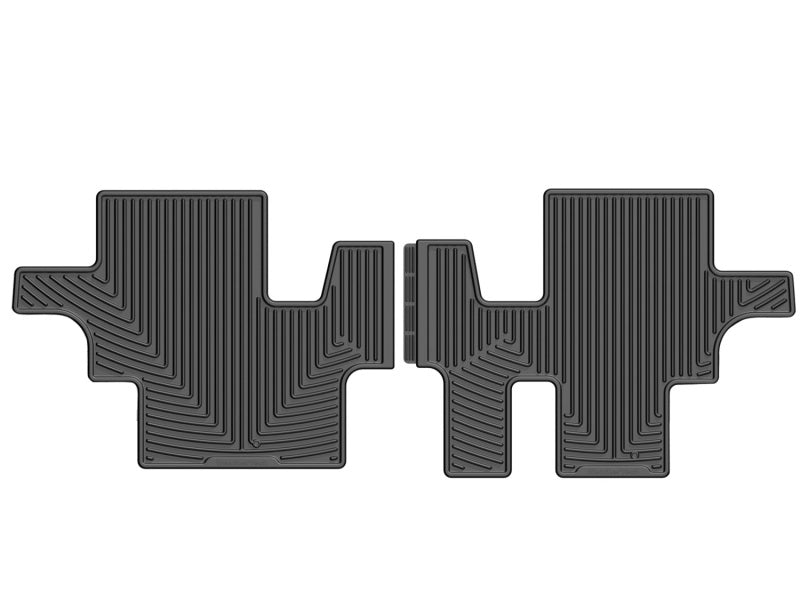 WeatherTech 12+ Audi A6/S6 Rear Rubber Mats - Black - Graveyard Performance