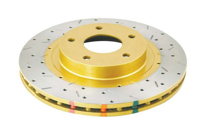 DBA 03-05 350Z / 03-04 G35 / 03-05 G35X Front Drilled & Slotted 4000 Series Rotor - Graveyard Performance