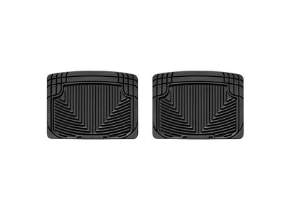 WeatherTech 03-06 Lincoln Navigator/Navigator L Rear Rubber Mats - Black - Graveyard Performance