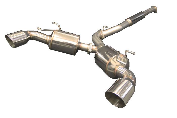 GReddy 07-14 Infiniti G37 Evolution (RWD ONLY) GT 304SS Cat-Back Exhaust - Graveyard Performance