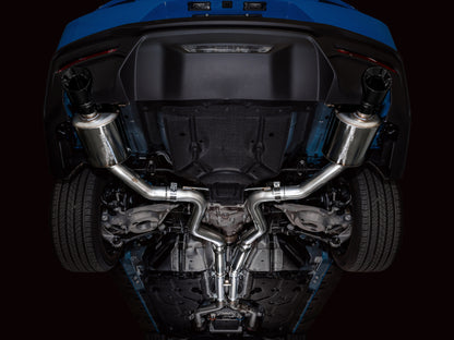 AWE 2024 Ford Mustang GT Fastback S650 RWD Touring Catback Exhaust w/ Dual Diamond Black Tips - Graveyard Performance