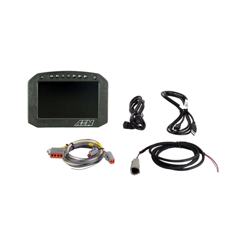 AEM CD-5L Carbon Logging Flush Digital Dash Display - Graveyard Performance