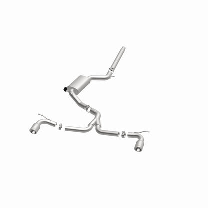 MagnaFlow SYS C/B Dual Split Rear Exit 4in Polished Tips 2015 VW GTI 2.0L Turbo - Graveyard Performance
