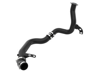 aFe 19-22 Hyundai Veloster N BladeRunner 2-1/4in to 2-1/2in Aluminum Hot Charge Pipe - Black - Graveyard Performance
