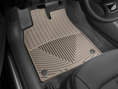 WeatherTech 12+ Audi A6/S6 Front Rubber Mats - Tan - Graveyard Performance