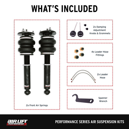Air Lift Performance 89-00 Lexus LS400 Front Air Suspension Kit - Graveyard Performance