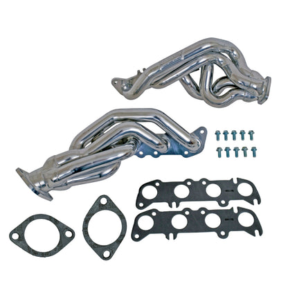 BBK 11-14 Mustang GT Shorty Tuned Length Exhaust Headers - 1-5/8 Silver Ceramic - Graveyard Performance