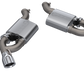 QTP 16-18 Chevrolet Camaro SS 6.2L 304SS Screamer Axle Back Exhaust w/4.5in Dual Tips