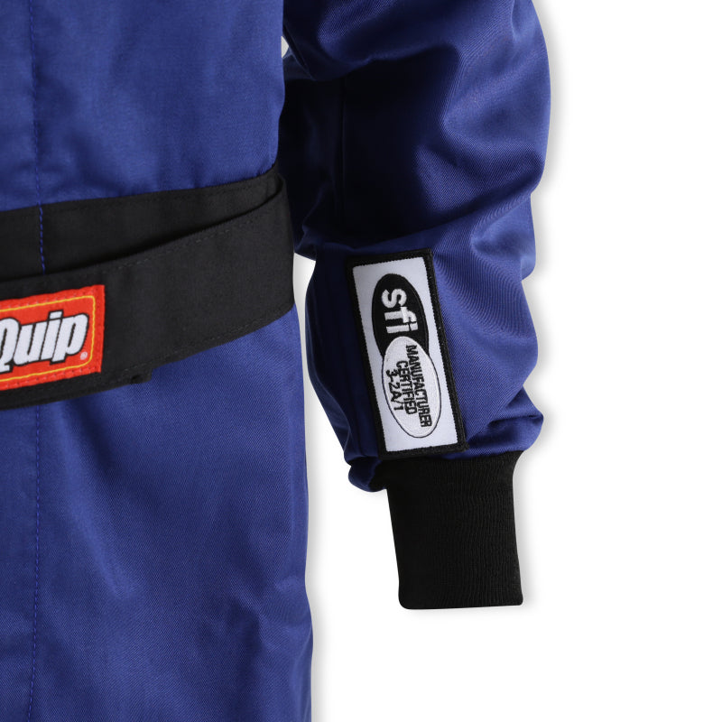 RaceQuip Blue SFI-5 Suit - Medium Tall - Graveyard Performance