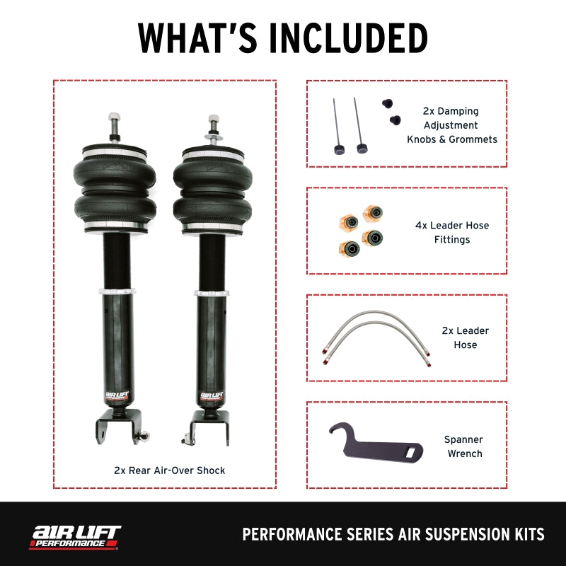 Air Lift Performance 14-24 Infiniti Q50 Air Suspension Rear Kit - Graveyard Performance