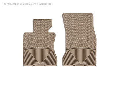 WeatherTech 04-07 BMW 525i Front Rubber Mats - Tan - Graveyard Performance
