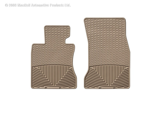 WeatherTech 04-07 BMW 525i Front Rubber Mats - Tan - Graveyard Performance
