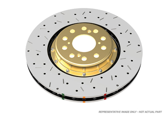 DBA 97-12 Chevrolet Corvette 5000 Series Slotted Front Rotor (Black Hat) - Graveyard Performance