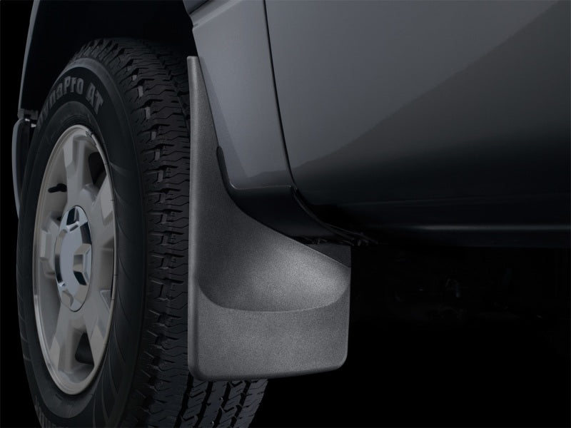 WeatherTech 20+ Ford Explorer Front No Drill Mudflaps - Black - Graveyard Performance