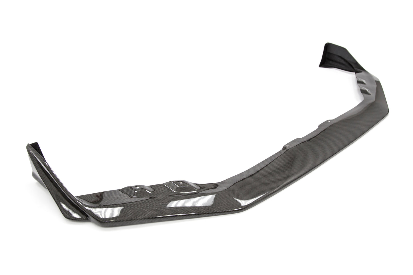 OLM S208 Style Carbon Fiber Front Bumper Lip - 2015-2021 WRX / STI - Graveyard Performance