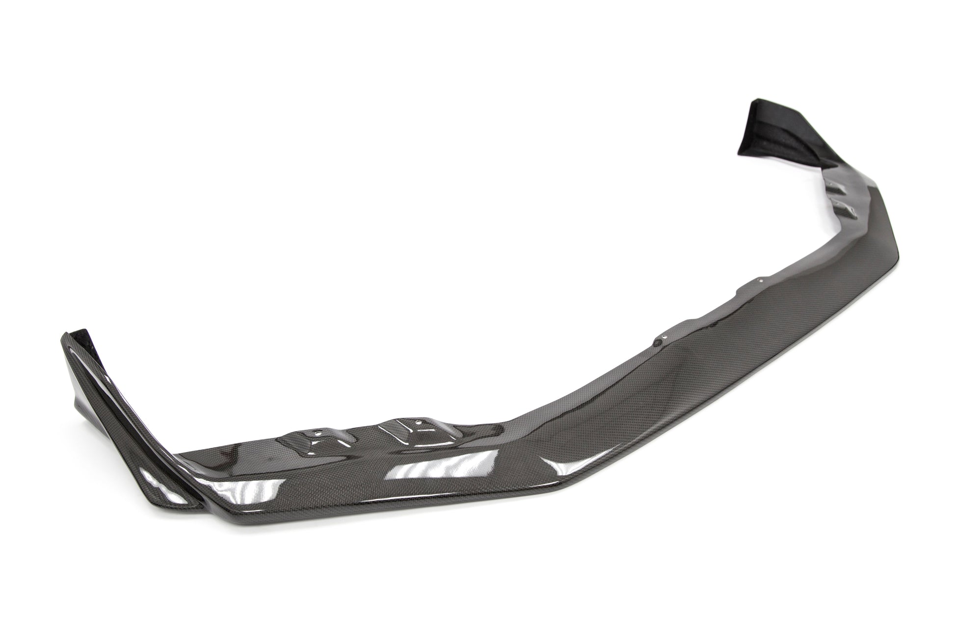 OLM S208 Style Carbon Fiber Front Bumper Lip - 2015-2021 WRX / STI - Graveyard Performance