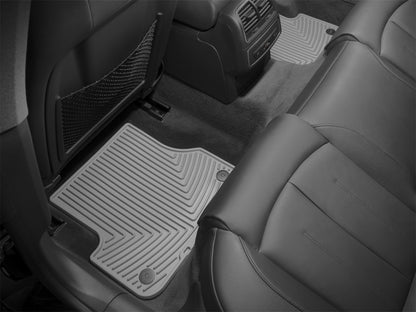 WeatherTech 12+ Audi A6/S6 Rear Rubber Mats - Grey - Graveyard Performance