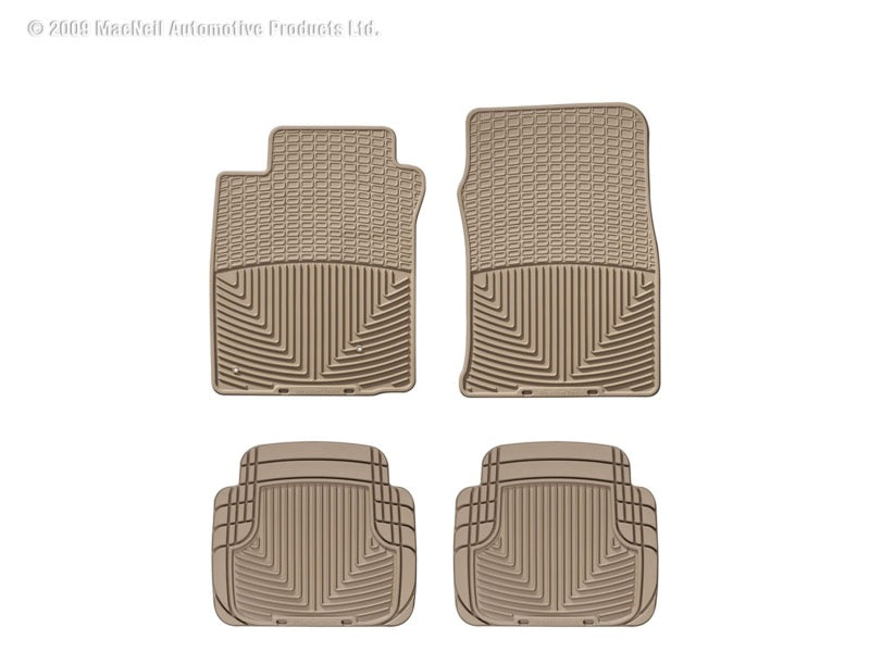 WT Rubber Mats - Front - Tan - Graveyard Performance