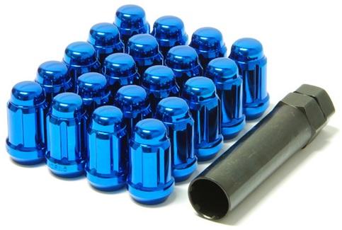 Wheel Mate Muteki Closed End Lug Nuts - Blue 12x1.25 - Graveyard Performance
