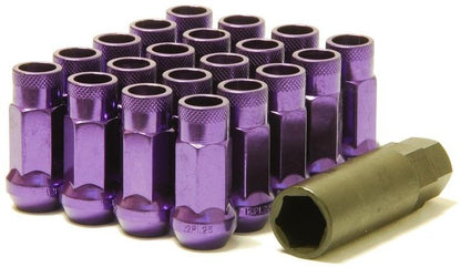 Wheel Mate Muteki SR48 Open End Lug Nuts - Purple 12x1.25 48mm - Graveyard Performance
