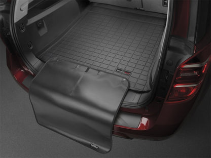 WeatherTech 2019+ Hyundai Santa Fe Cargo With Bumper Protector - Tan - Graveyard Performance