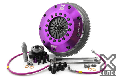 XClutch 1997 Mitsubishi Lancer EVO IV 2.0L 8in Twin Solid Ceramic Clutch Kit - Graveyard Performance