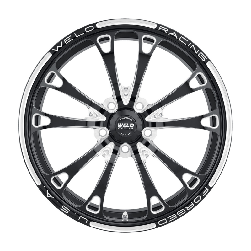 Weld V-Series 18x6 / 5x115 BP / 2.7in. BS Polished Wheel - Non-Beadlock - Graveyard Performance