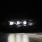 AlphaRex 18-20 Ford Mustang NOVA LED Proj Headlights Alpha-Black w/Activ Light/Seq Signal/Switch DRL